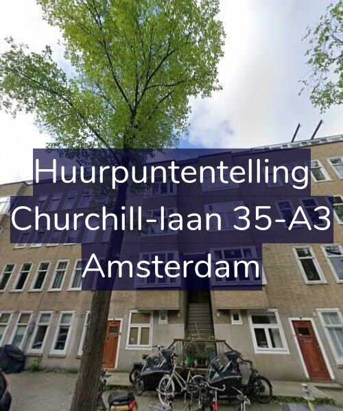 Foto gevel Huurpuntentelling voor Churchill-laan 35-A3, Amsterdam