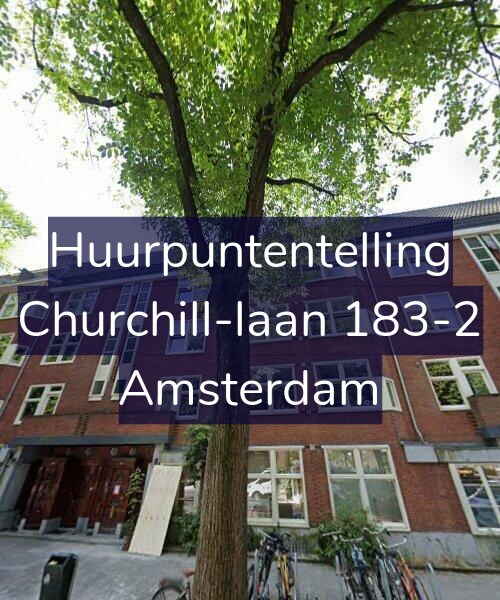 Foto gevel Huurpuntentelling voor Churchill-laan 183-2, Amsterdam