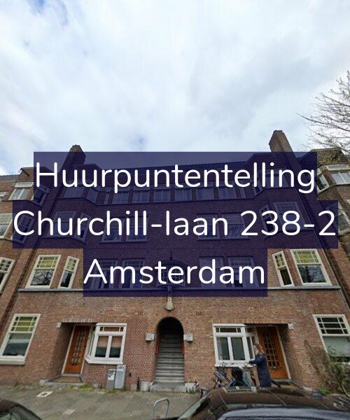 Foto gevel Huurpuntentelling voor Churchill-laan 238-2, Amsterdam