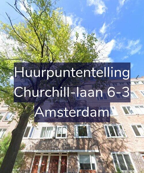 Foto gevel Huurpuntentelling voor Churchill-laan 6-3, Amsterdam