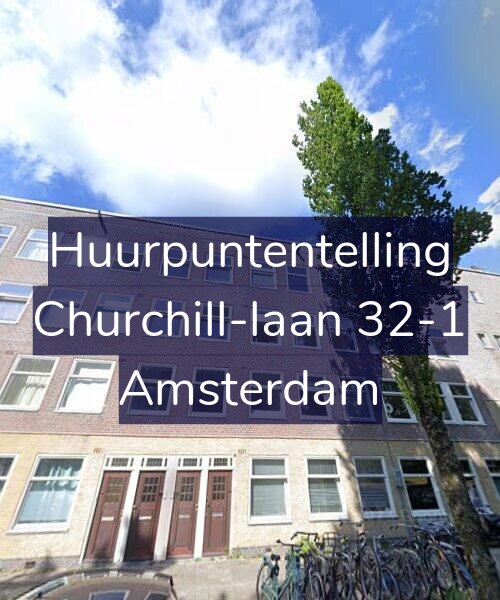 Foto gevel Huurpuntentelling voor Churchill-laan 32-1, Amsterdam