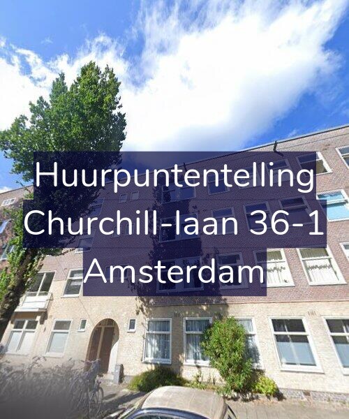 Foto gevel Huurpuntentelling voor Churchill-laan 36-1, Amsterdam