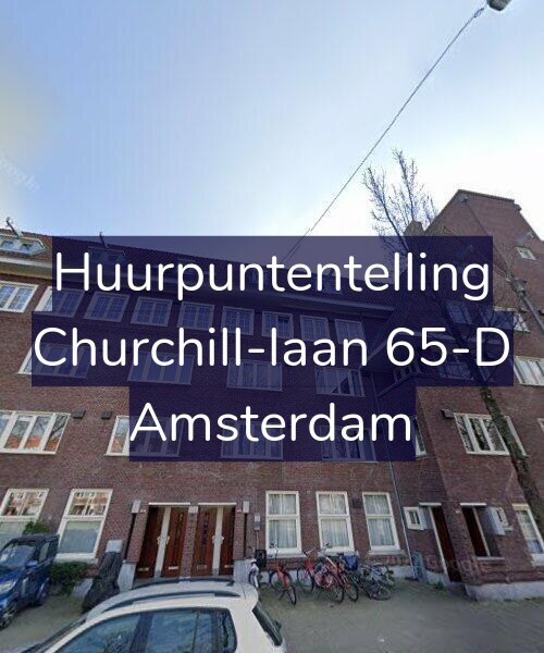 Foto gevel Huurpuntentelling voor Churchill-laan 65-D, Amsterdam