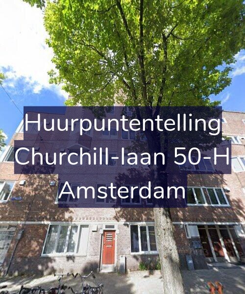 Foto gevel Huurpuntentelling voor Churchill-laan 50-H, Amsterdam