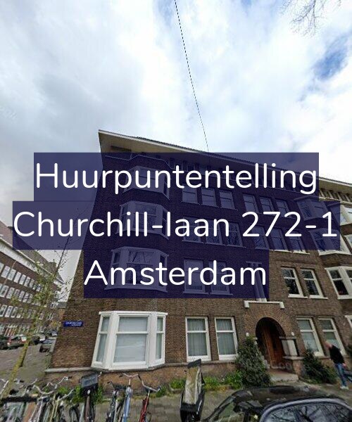 Foto gevel Huurpuntentelling voor Churchill-laan 272-1, Amsterdam