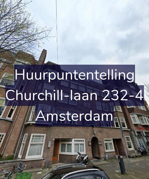 Foto gevel Huurpuntentelling voor Churchill-laan 232-4, Amsterdam