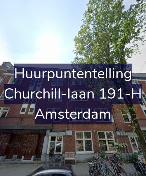Foto gevel Huurpuntentelling voor Churchill-laan 191-H, Amsterdam