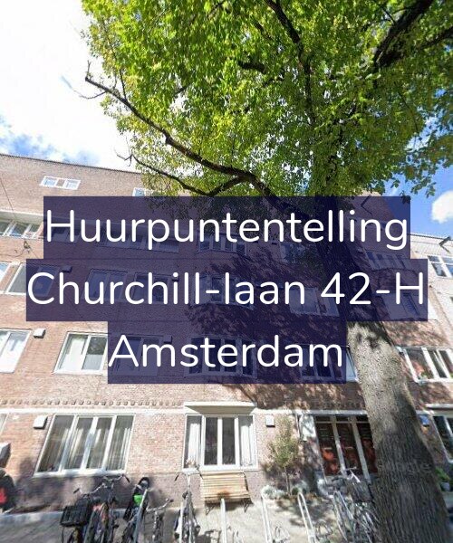 Foto gevel Huurpuntentelling voor Churchill-laan 42-H, Amsterdam