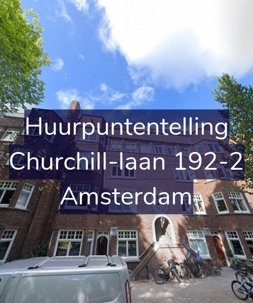 Foto gevel Huurpuntentelling voor Churchill-laan 192-2, Amsterdam