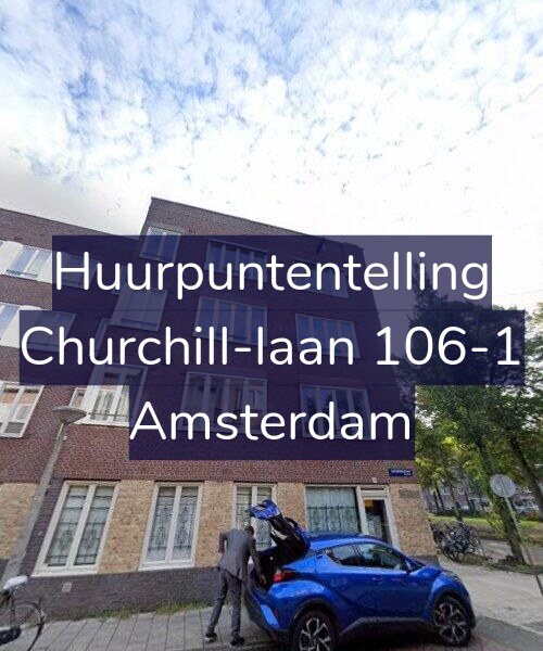Foto gevel Huurpuntentelling voor Churchill-laan 106-1, Amsterdam