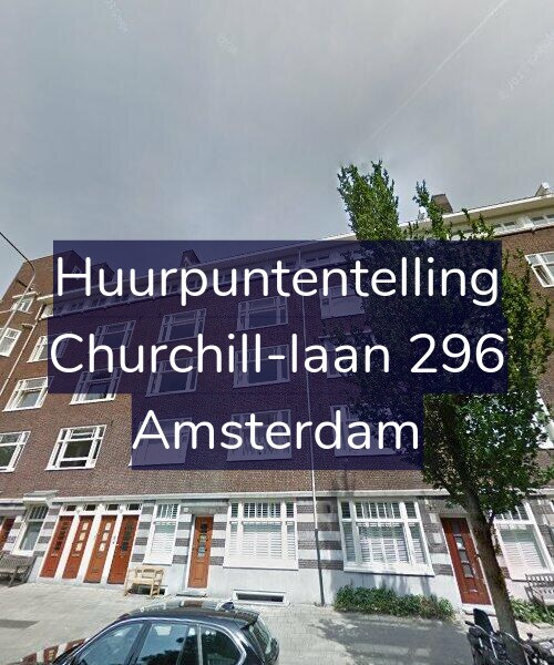 Foto gevel Huurpuntentelling voor Churchill-laan 296, Amsterdam