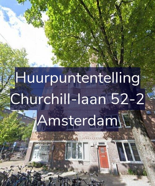 Foto gevel Huurpuntentelling voor Churchill-laan 52-2, Amsterdam