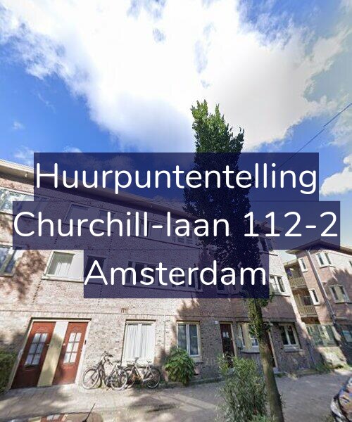 Foto gevel Huurpuntentelling voor Churchill-laan 112-2, Amsterdam