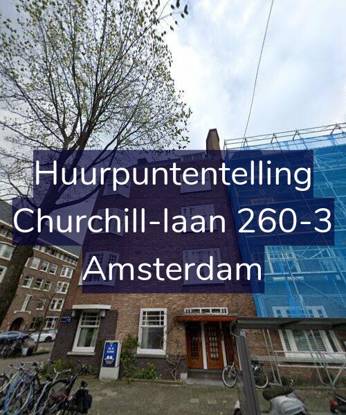 Foto gevel Huurpuntentelling voor Churchill-laan 260-3, Amsterdam
