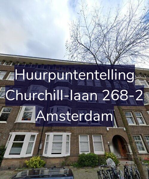 Foto gevel Huurpuntentelling voor Churchill-laan 268-2, Amsterdam