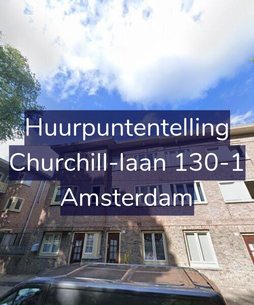 Foto gevel Huurpuntentelling voor Churchill-laan 130-1, Amsterdam