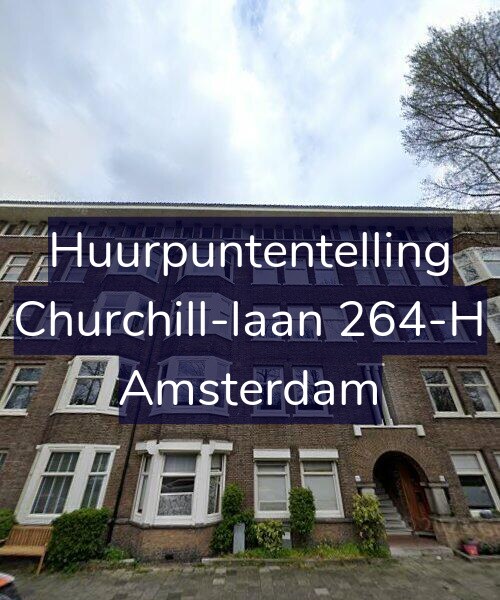 Foto gevel Huurpuntentelling voor Churchill-laan 264-H, Amsterdam