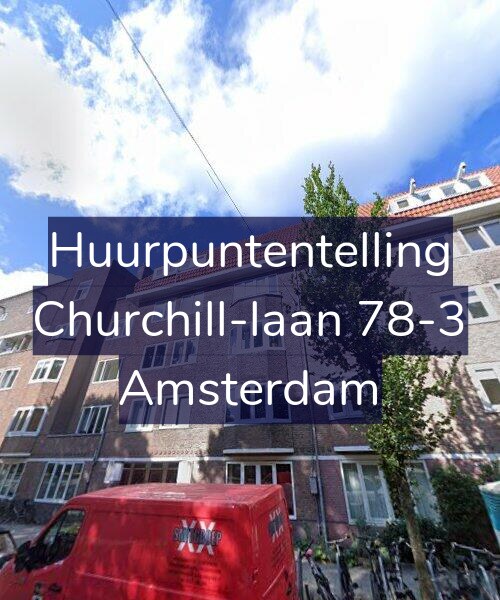 Foto gevel Huurpuntentelling voor Churchill-laan 78-3, Amsterdam