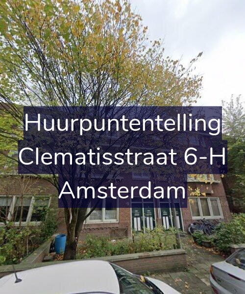 Foto gevel Huurpuntentelling voor Clematisstraat 6-H, Amsterdam