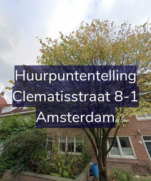 Foto gevel Huurpuntentelling voor Clematisstraat 8-1, Amsterdam