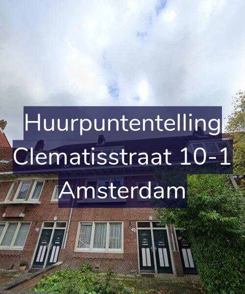 Foto gevel Huurpuntentelling voor Clematisstraat 10-1, Amsterdam