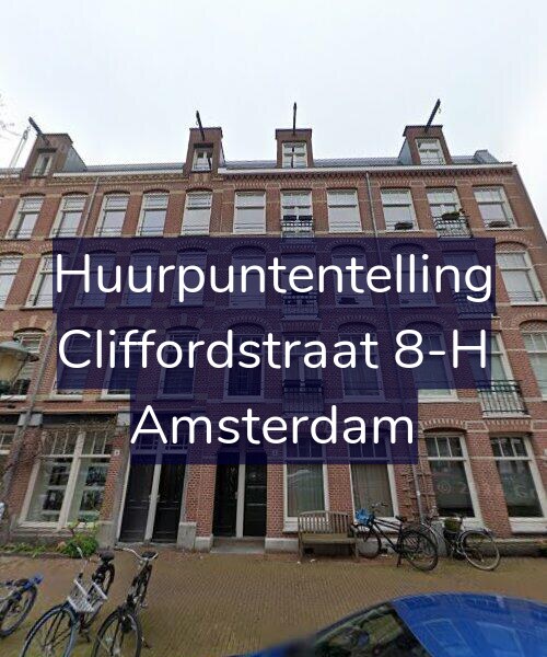 Foto gevel Huurpuntentelling voor Cliffordstraat 8-H, Amsterdam