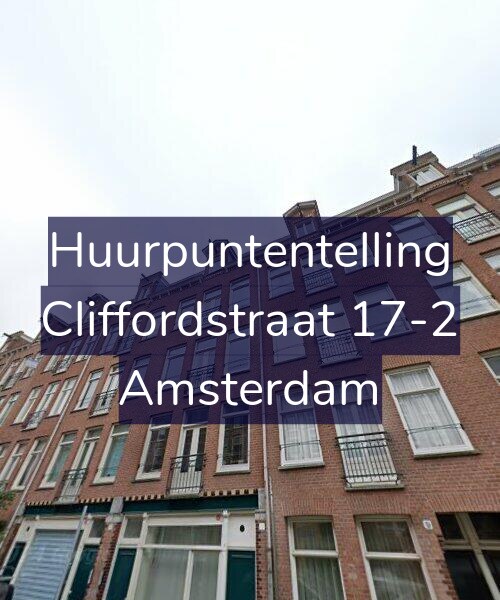 Foto gevel Huurpuntentelling voor Cliffordstraat 17-2, Amsterdam