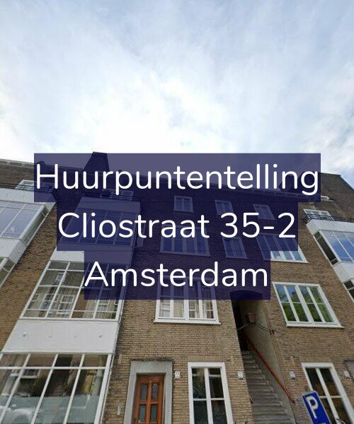 Foto gevel Huurpuntentelling voor Cliostraat 35-2, Amsterdam