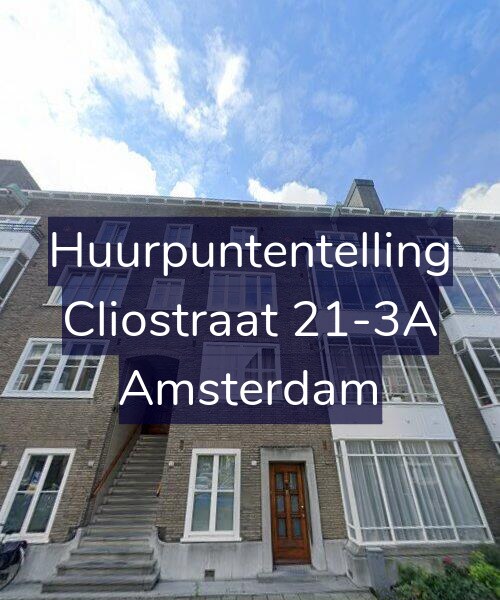 Foto gevel Huurpuntentelling voor Cliostraat 21-3A, Amsterdam