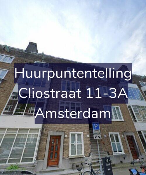 Foto gevel Huurpuntentelling voor Cliostraat 11-3A, Amsterdam