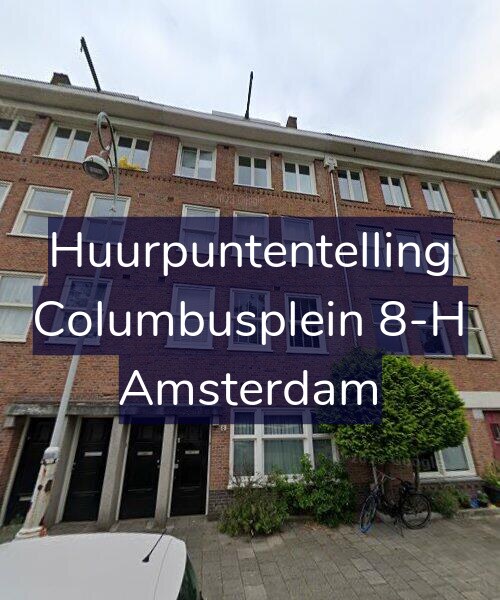 Foto gevel Huurpuntentelling voor Columbusplein 8-H, Amsterdam