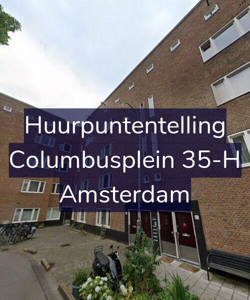 Foto gevel Huurpuntentelling voor Columbusplein 35-H, Amsterdam