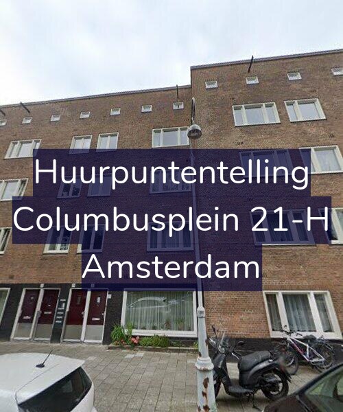 Foto gevel Huurpuntentelling voor Columbusplein 21-H, Amsterdam