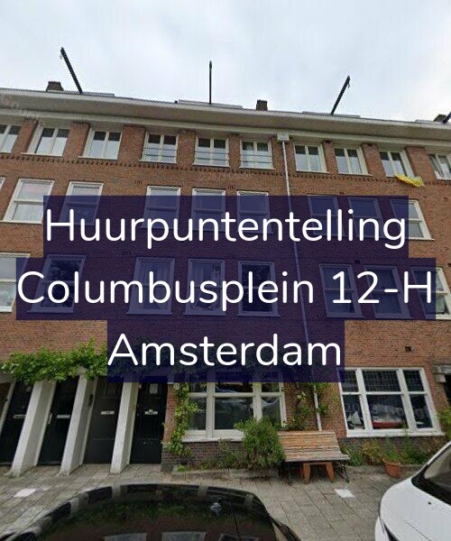 Foto gevel Huurpuntentelling voor Columbusplein 12-H, Amsterdam