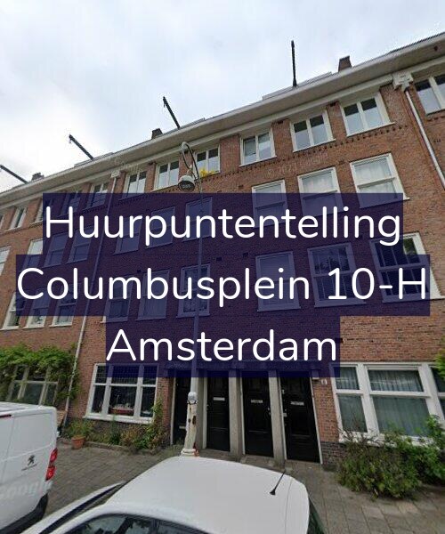 Foto gevel Huurpuntentelling voor Columbusplein 10-H, Amsterdam