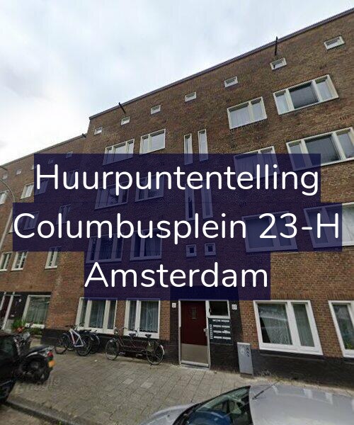 Foto gevel Huurpuntentelling voor Columbusplein 23-H, Amsterdam