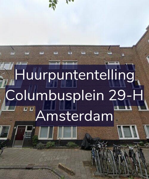 Foto gevel Huurpuntentelling voor Columbusplein 29-H, Amsterdam