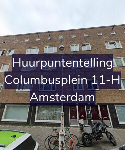 Foto gevel Huurpuntentelling voor Columbusplein 11-H, Amsterdam