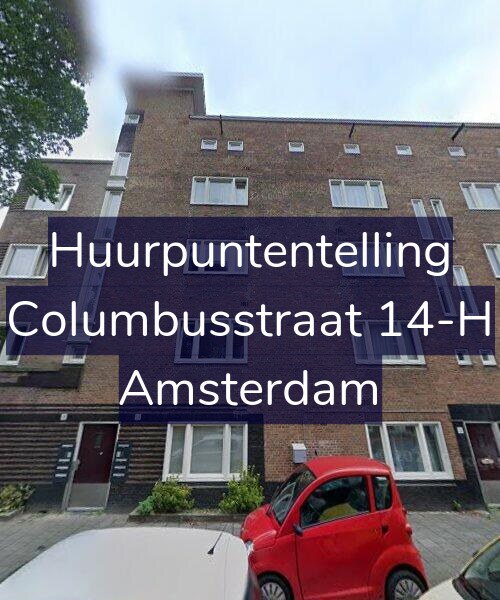 Foto gevel Huurpuntentelling voor Columbusstraat 14-H, Amsterdam