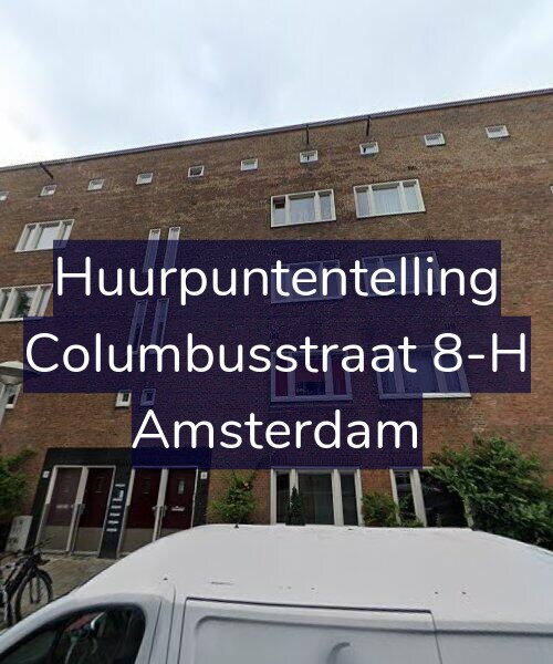 Foto gevel Huurpuntentelling voor Columbusstraat 8-H, Amsterdam