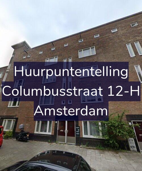 Foto gevel Huurpuntentelling voor Columbusstraat 12-H, Amsterdam