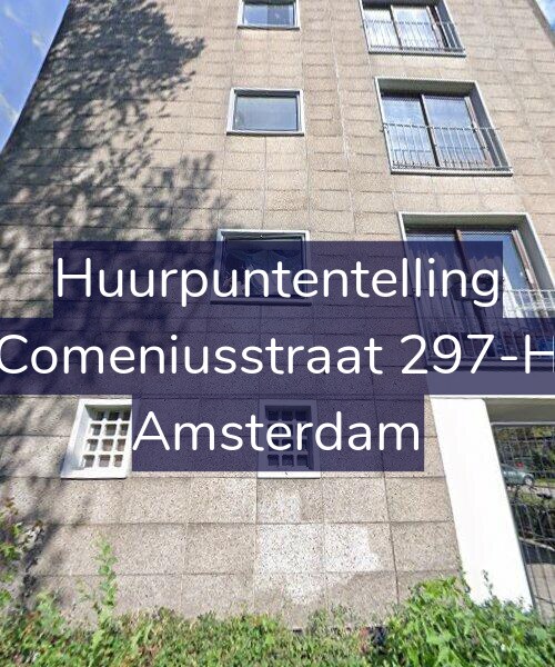 Foto gevel Huurpuntentelling voor Comeniusstraat 297-H, Amsterdam