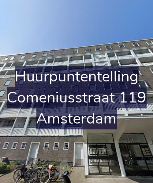 Foto gevel Huurpuntentelling voor Comeniusstraat 119, Amsterdam