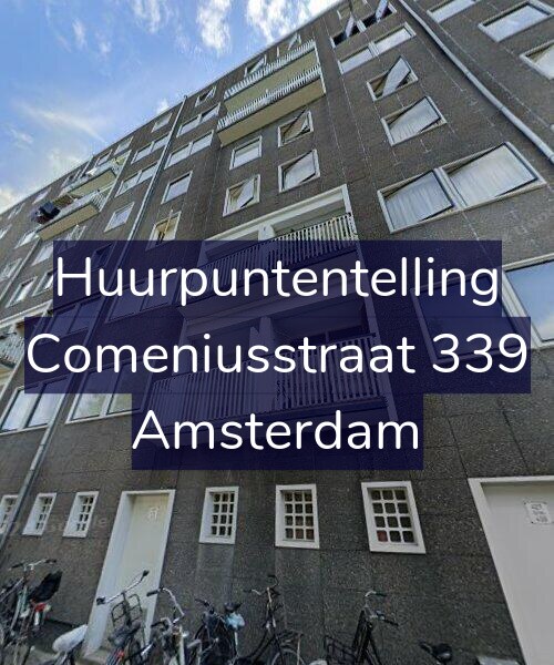 Foto gevel Huurpuntentelling voor Comeniusstraat 339, Amsterdam