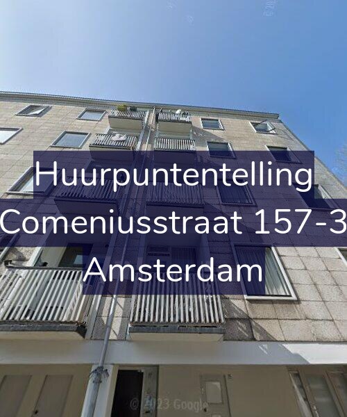 Foto gevel Huurpuntentelling voor Comeniusstraat 157-3, Amsterdam