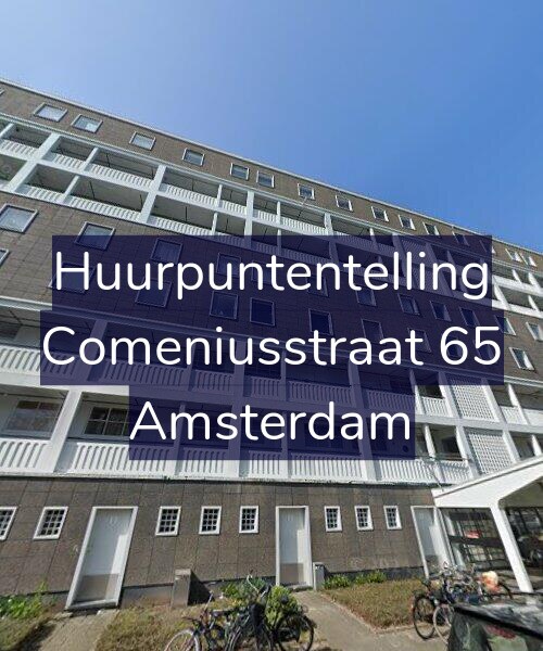 Foto gevel Huurpuntentelling voor Comeniusstraat 65, Amsterdam