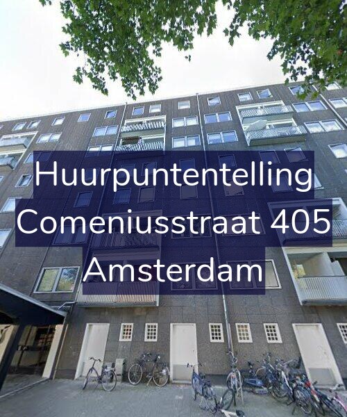 Foto gevel Huurpuntentelling voor Comeniusstraat 405, Amsterdam