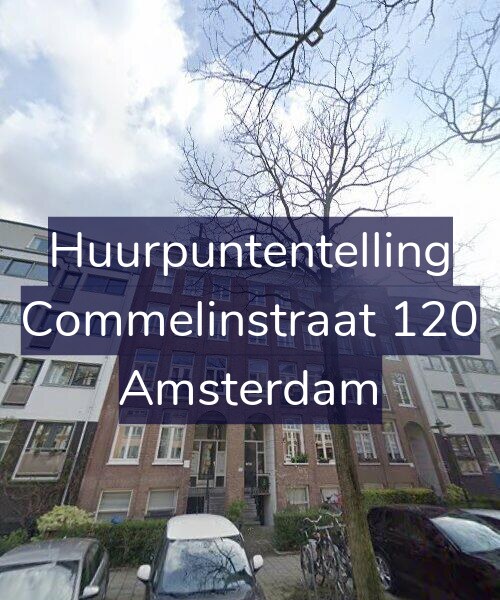 Foto gevel Huurpuntentelling voor Commelinstraat 120, Amsterdam