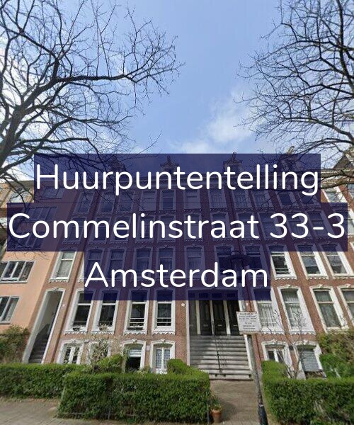 Foto gevel Huurpuntentelling voor Commelinstraat 33-3, Amsterdam