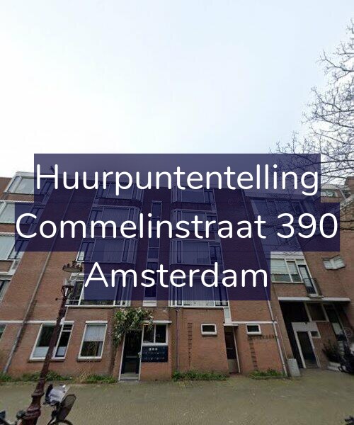 Foto gevel Huurpuntentelling voor Commelinstraat 390, Amsterdam